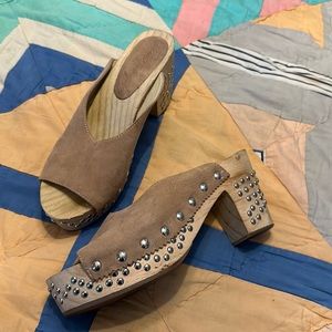 Free People Colbie Clog-Size 38 (US 7)